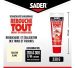 Enduit de rebouchage Rebouche Tout Sader - Tube de 330 g
