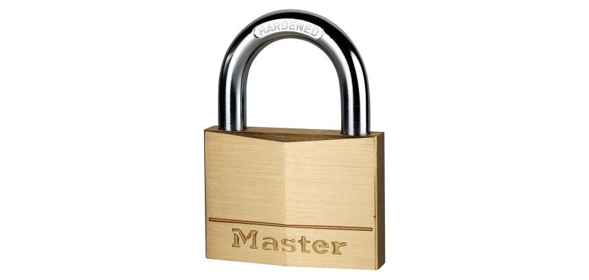 Cadenas à clé en laiton Master Lock 150EURD, 160EURD, 170EURD