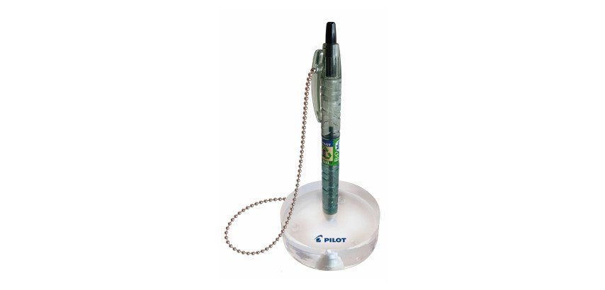Stylo bille sur socle Pilot B2P - écriture moyenne