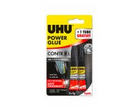 Pack 1 tube de colle 3 g Uhu Power Glue Liquide + 1 offert