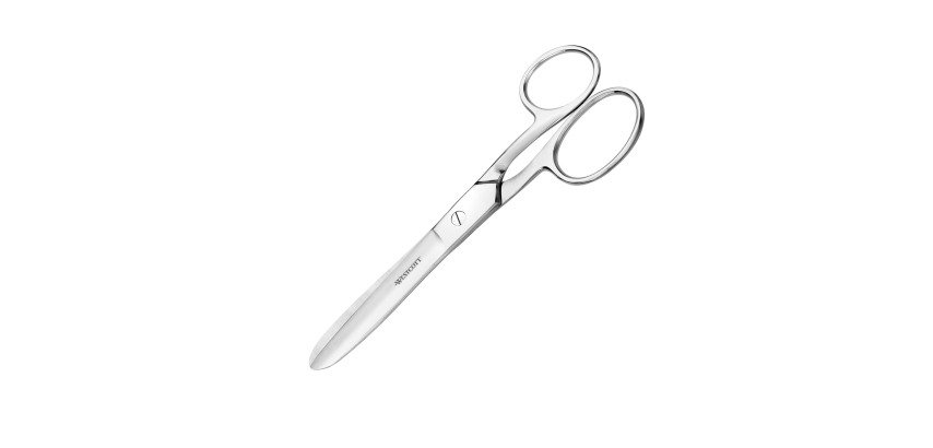 Ciseaux droitiers bout rond Steel Westcott 17 cm