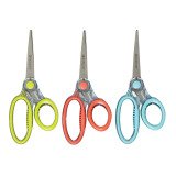 Ciseaux droitiers bouts pointus Microban X Westcott 18 cm - Lot de 3