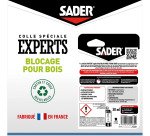 Colle spéciale experts Blocage pour bois Sader - Flacon de 50 ml