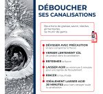 Déboucheur gel express Starwax -  Bidon de 1 L