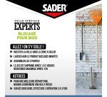 Colle spéciale experts Blocage pour bois Sader - Flacon de 50 ml