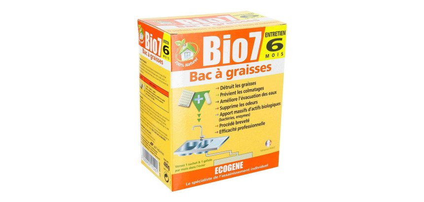 Bio7 spécial Bac à graisses Ecogene - 6  Sachets-doses