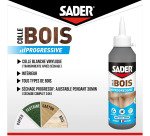 Colle à bois prise progressive Sader - Flacon de 250 g