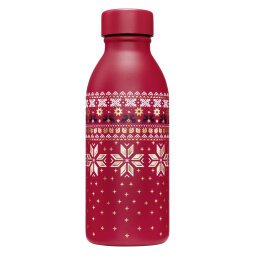 Thermosfles 49 cl met infuser, speciale kersteditie - rood