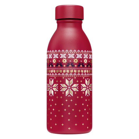 Thermal bottle 49 cl with infuser Special Christmas Edition - Red