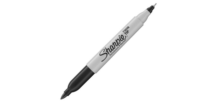 Marqueur permanent Sharpie double pointe 0,5 à 3 mm