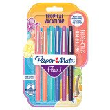 Stylo feutre Paper Mate Flair Tropical écriture moyenne - Pochette de 6