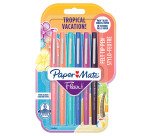 Stylo feutre Paper Mate Flair Tropical écriture moyenne - Pochette de 6