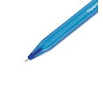 Stylo bille Paper Mate Inkjoy 100 à capuchon pointe moyenne 1 mm - Pochette de 8