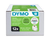 Labels 54 x 101 mm Dymo - Roll of 220 labels - Box of 12 rolls