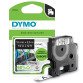 Labeltape Dymo LabelManager D1 nylon 12mm zwart op wit