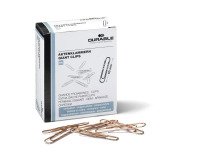 Paperclips, 50 mm, copper-plated