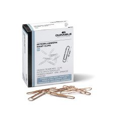 Paperclips, 50 mm, copper-plated