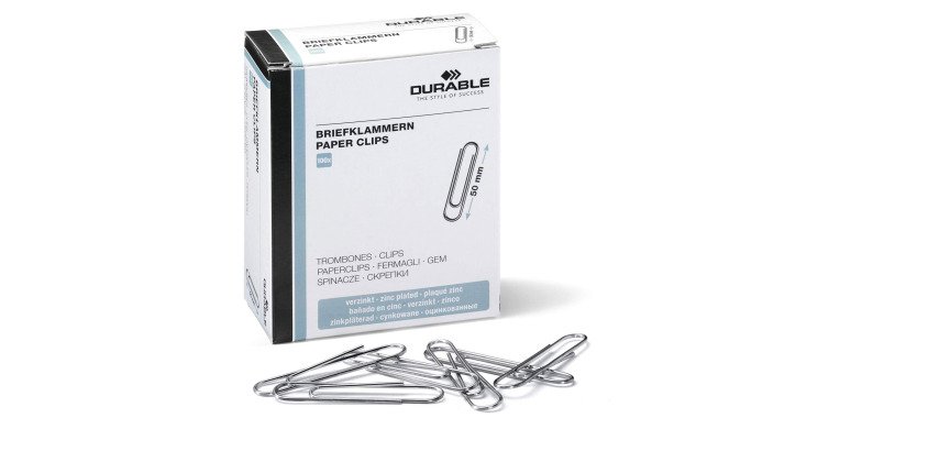 Trombones 50 mm Durable - Box of 100