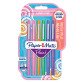 Stylo feutre Paper Mate Flair Candy POP écriture moyenne - Pochette de 6