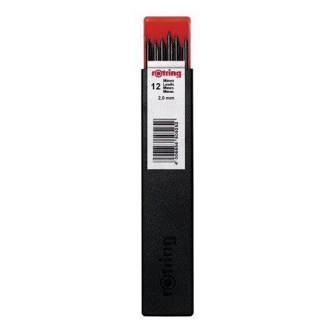 Mine 2B 2 mm Tikky Rotring - Pack of 12