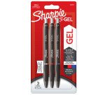 Stylo roller Sharpie S-Gel rétractable pointe 0,7 mm - écriture moyenne - Pochette de 3