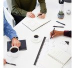 Stylo roller Sharpie S-Gel rétractable pointe 0,7 mm - écriture moyenne - Pochette de 3