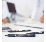 Stylo roller Sharpie S-Gel rétractable pointe 0,7 mm - écriture moyenne - Pochette de 3