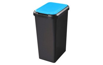 Inside trash cans 