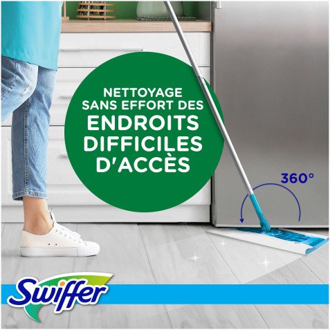 Lingettes humide Swiffer pour sols Citrus Fresh - Paquet de 10