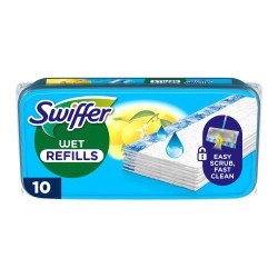 Lingettes humide Swiffer pour sols Citrus Fresh - Paquet de 10