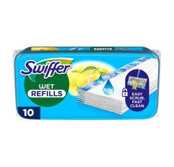 Lingettes humide Swiffer pour sols Citrus Fresh - Paquet de 10