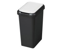 Poubelle Touch & Lift 45 litres tri sélectif CEP - Blanc