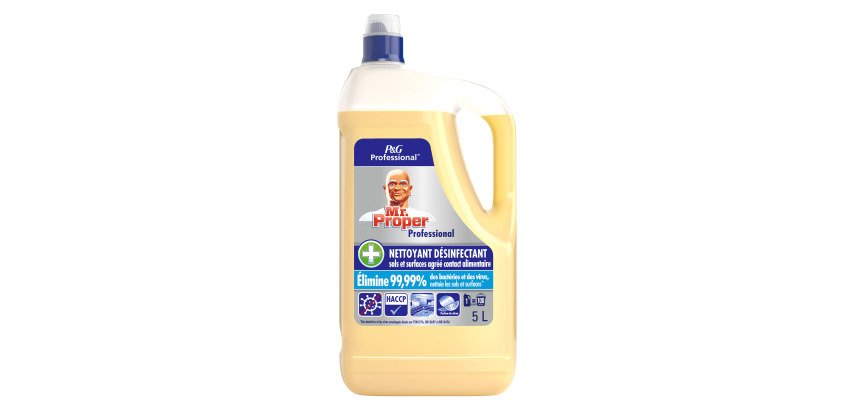 Nettoyant désinfectant sols et surfaces Mr Propre professional - Bidon 5 L