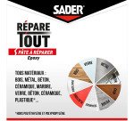 Pâte à réparer tous matériaux Répare Tout Epoxy Sader - Tube de 57 g