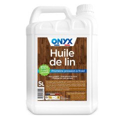 Huile de lin Onyx - Bidon de 5 L