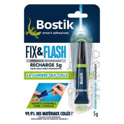 Colle forte en gel photoactive Fix & Flash Bostik - Recharge de 5 g