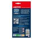 Colle Power Epoxy Loctite, couleur métal  - Tube de 25 ml