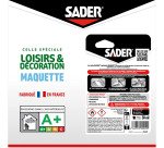 Colle spéciale Maquette, Loisirs et décoration Sader - Flacon de 30 ml