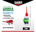 Colle spéciale Maquette, Loisirs et décoration Sader - Flacon de 30 ml