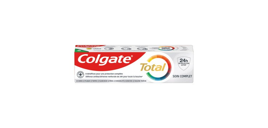 Dentrifrice Colgate Total antibactérien soin complet - Tube de 75 ml