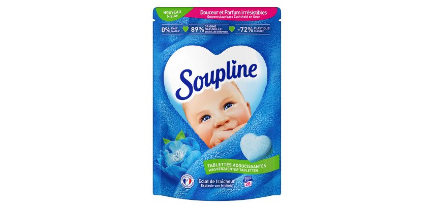 Fabric Softener Soupline Freshness Boost - Pack of 28 tablets