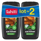 Gel douche Tahiti Bois vivifiant flacon 250 ml - Lot de 2