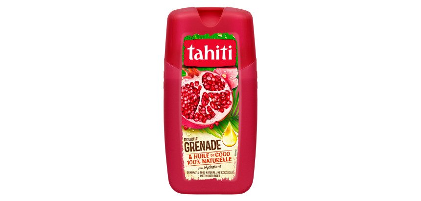 Gel douche Tahiti grenade et huile de coco - Flacon de 250 ml