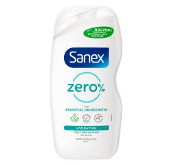 Gel douche hydratant Sanex Zero % - Flacon de 475 ml