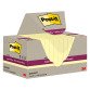Notes repositionnables recyclées jaunes pastel Super Sticky Post-it - bloc de 70 feuilles