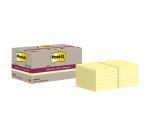 Notes recyclées jaunes pastel Super Sticky Post-it - bloc de 70 feuilles