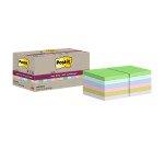 Notes recyclées couleurs Super Sticky Post-it - bloc de 70 feuilles