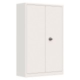 Armoire métal portes battantes monobloc Mety grande profondeur L 120 x P 60 cm