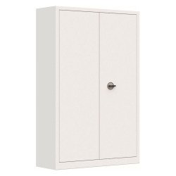 Armoire métal portes battantes monobloc Mety grande profondeur L 120 x P 60 cm