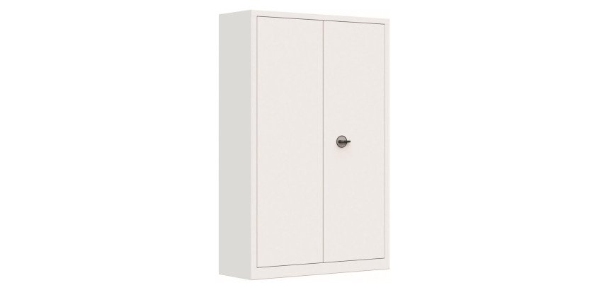 Armoire métal portes battantes monobloc Mety grande profondeur L 120 x P 60 cm